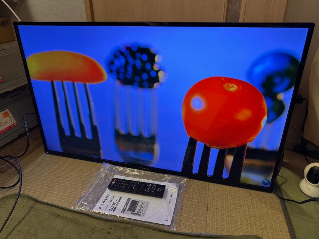 funai フナイ 43型 テレビ FL-43U3040 22年製 4K対応! funai フナイ 43型 テレビ FL-43U3040 22年製 4K対応!