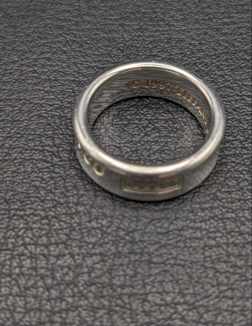 【Tiffany＆Co. 1837 925 刻印 ナロー リング】