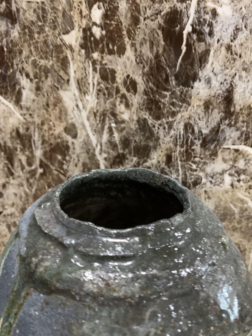 古陶磁器　古壺　壺　信楽焼　美術品　骨董品　アンティーク　蔵出し品　作家不明