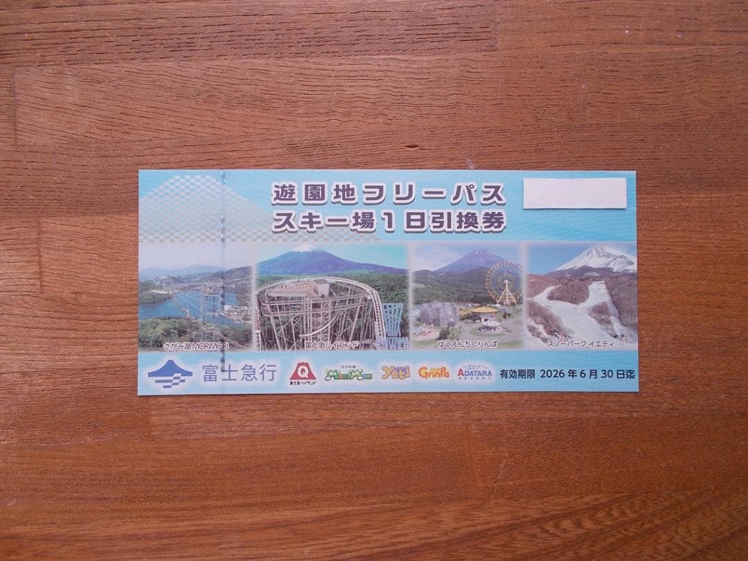 追加可 メルカリ便発送 富士急ハイランド フリーパス2名分引換券+優待割引券1冊 6,630円
