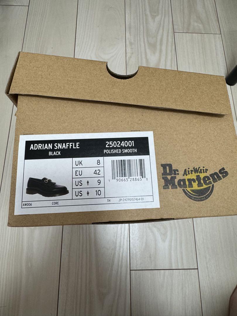 ドクターマーチン Dr. Martens ブラックレザー ローファー