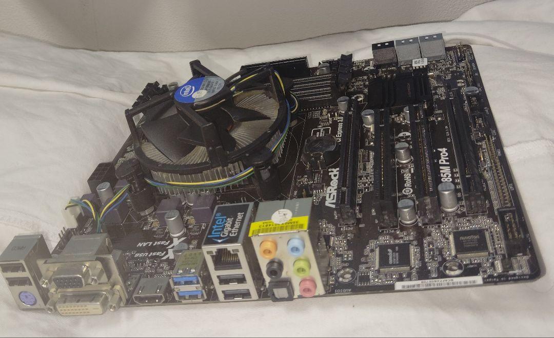【送料込】[CPU (Core-i5 4670)＋マザボ＋CPU冷却ファン] 送料込】[CPU (Core-i5 4670)＋マザボ＋CPU冷却ファン]