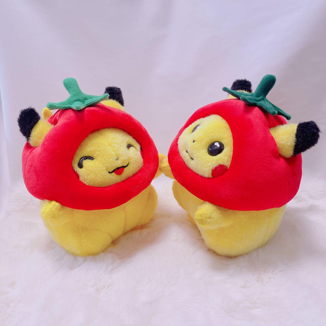 初期ピカチュウ　ハンドメイド（トマト）ヘタ濃いめ 初期ピカチュウハンドメイド（トマト）ヘタ濃いめ
