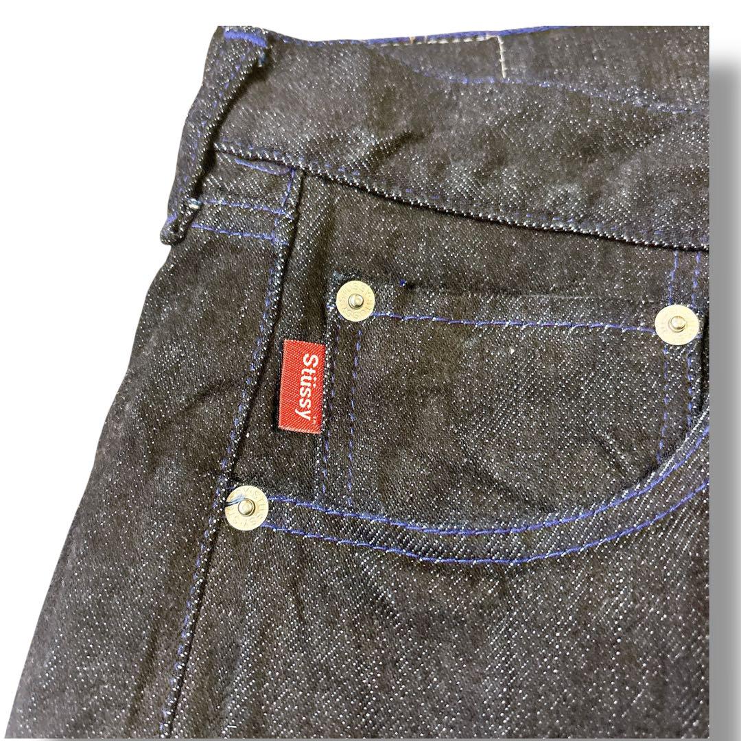 限定品 FUTURA STUSSY コラボ デニム パンツ ストレート　w36