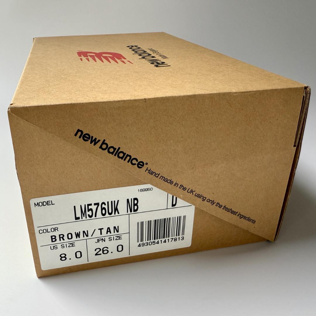DEAD STOCK LM576UK NB BROWN US8 廃番 DEAD STOCK LM576UK NB BROWN US8 廃番