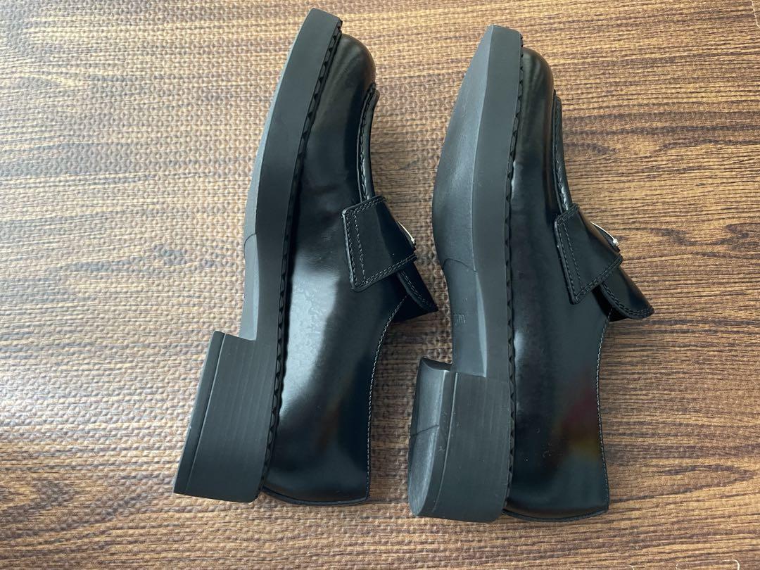 PRADA プラダ ローファー チョコレート 画像8
