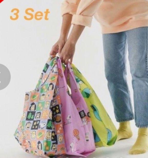 人気ランキング1位～（売れ筋商品） バグー 新品 4点セット Standard スヌーピー エコバッグ バッグ
