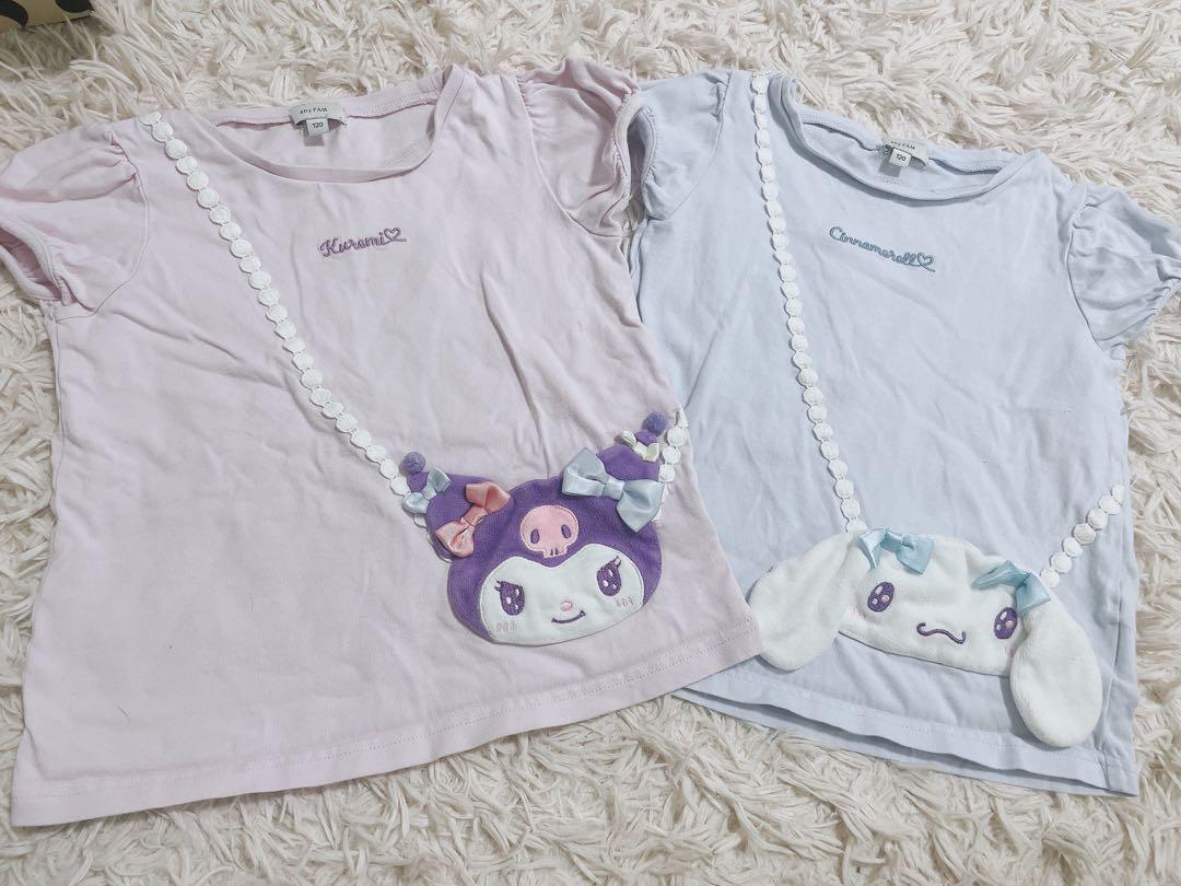 ⭐︎エニィファム⭐︎クロミ　シナモロールTシャツ 120 サンリオ　コラボ
