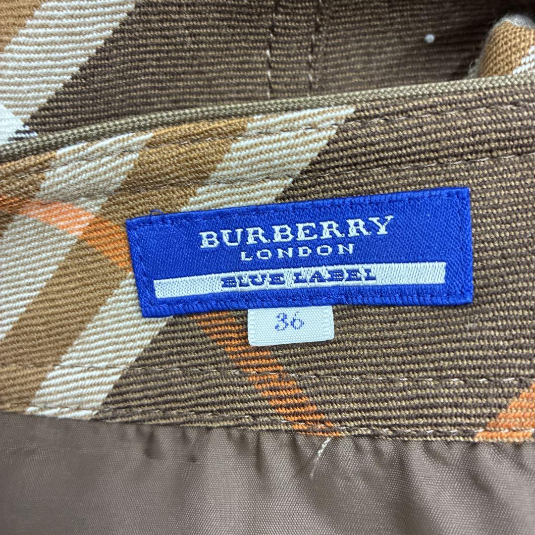 Burberry Blue label ワンピース　チェック　サイズ36 △12
