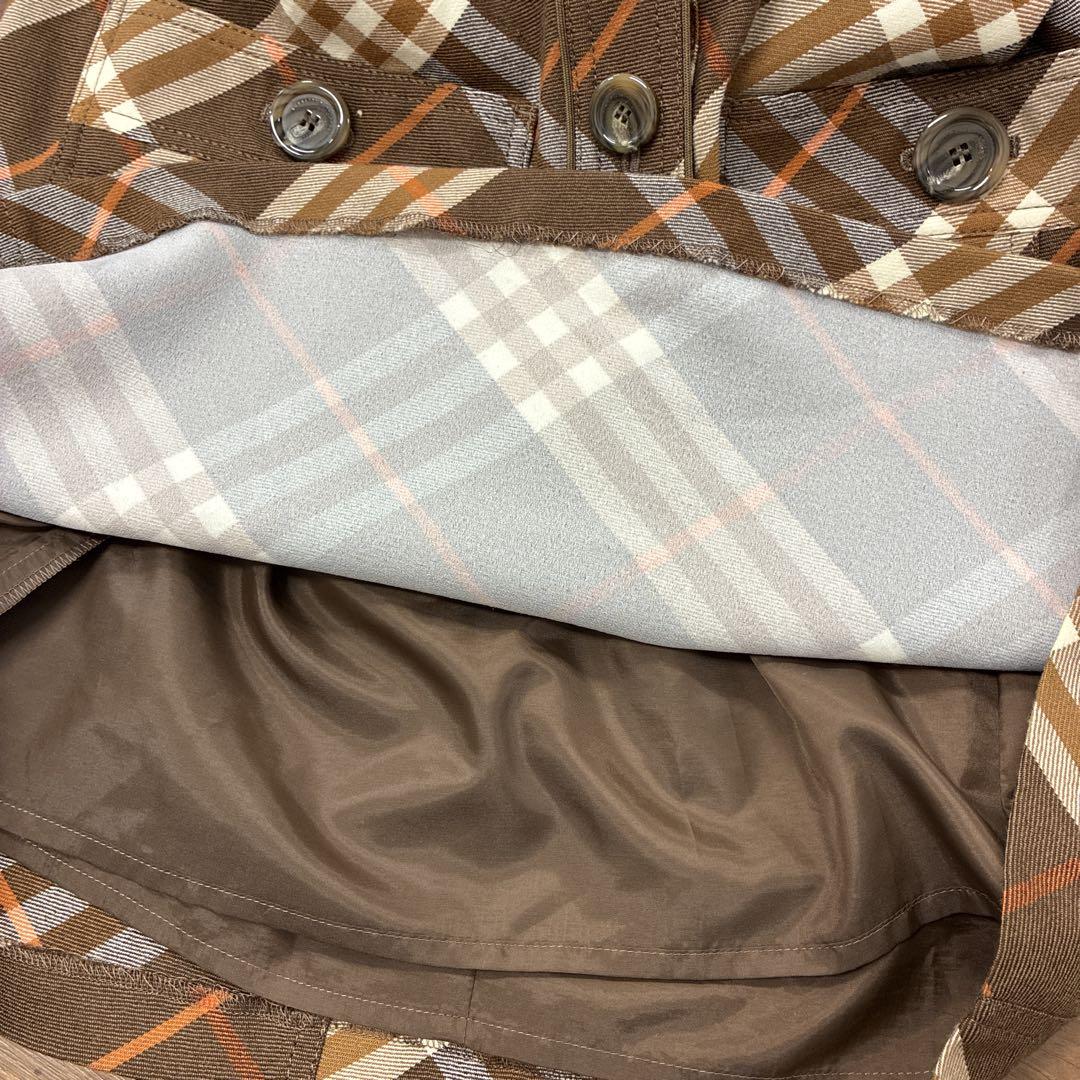 Burberry Blue label ワンピース　チェック　サイズ36 △12