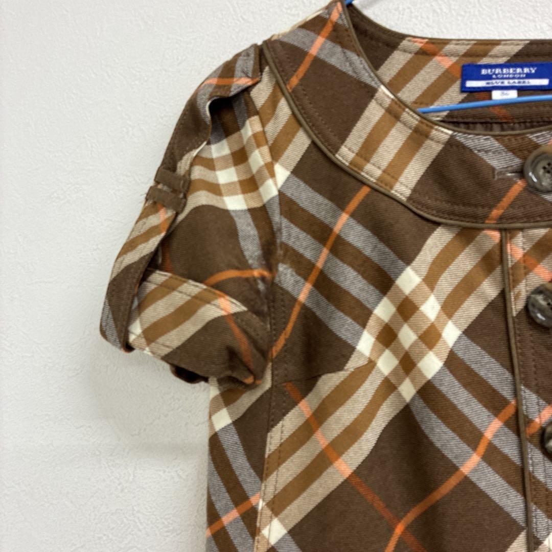 Burberry Blue label ワンピース　チェック　サイズ36 △12