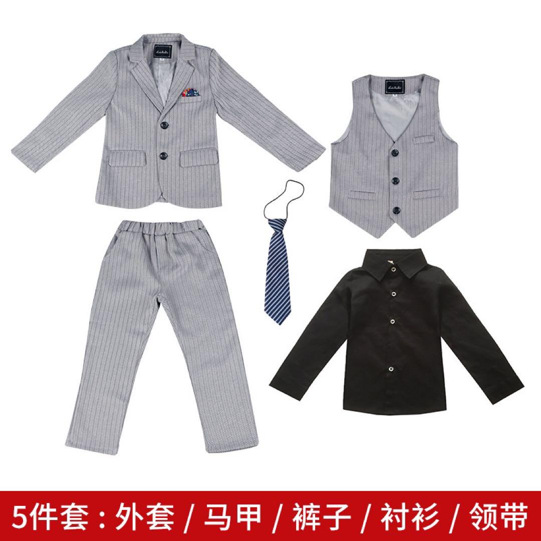 フォーマルスーツ　セットアップ　男の子　5点セット　卒業　入学　卒服　150