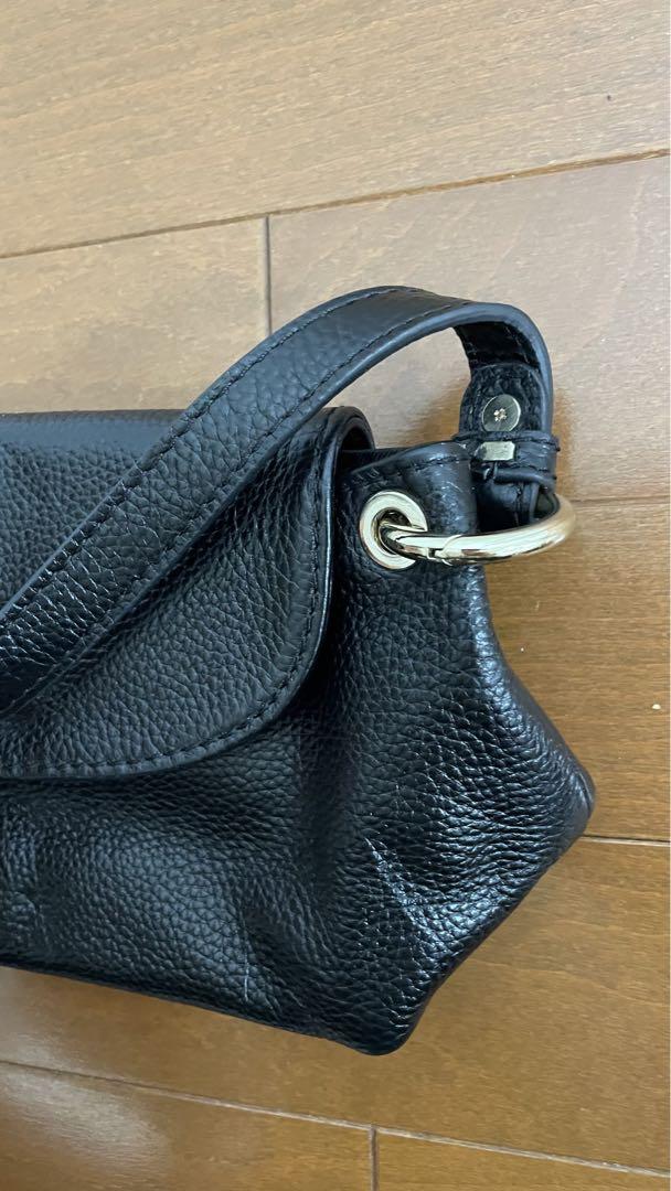 【美品】クロエ Chloe リリー ハンドバッグ ブラック レザー