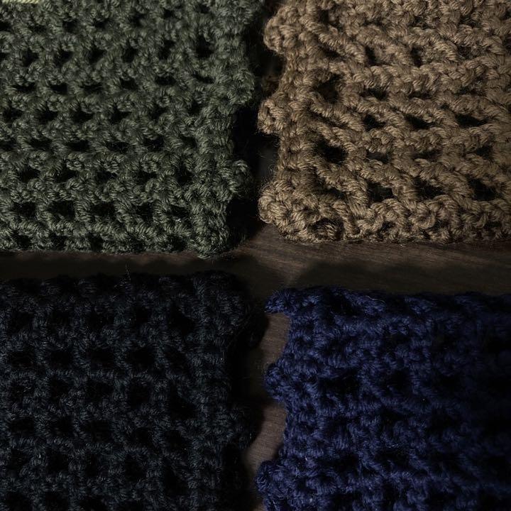 ポケットチーフ　ニット　wool イタリア製　ムンガイ　MUNGAI スーツ