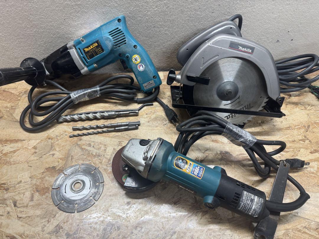 makita マキタ　ハンマードリル　グラインダー　マルノコ　動作確認済