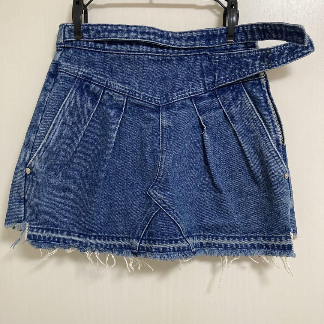 【未使用】RED VALENTINO レッドヴァレンティノ　デニム　スカート デニムスカート RED VALENTINO(レッドヴァレンティノ) - 海外
