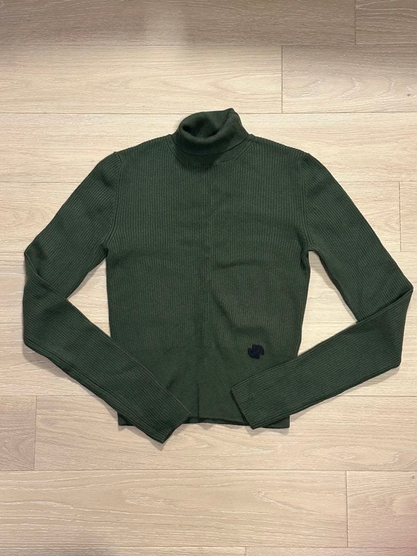 PATOU カーキ タートルネックセーター SS PATOU WWW_OLIVIERBERNSTEIN_COM