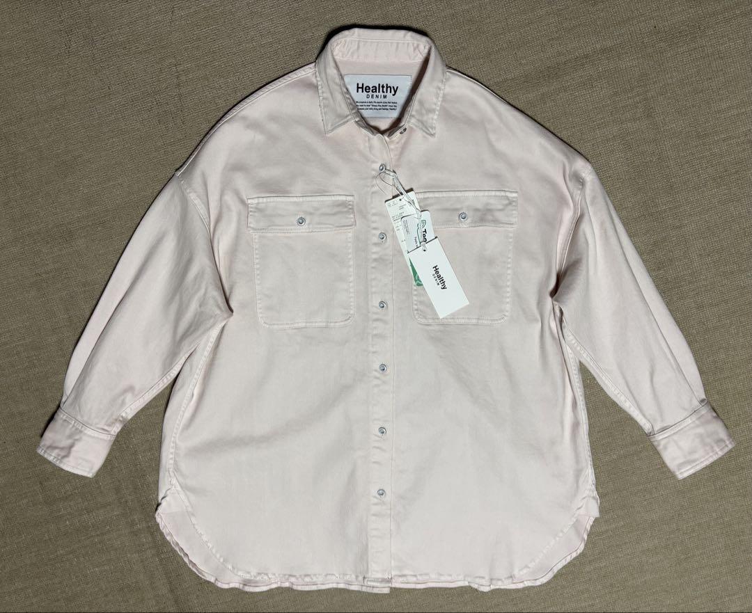 Healthy denim Almond ヘルシーデニム ビッグシャツ