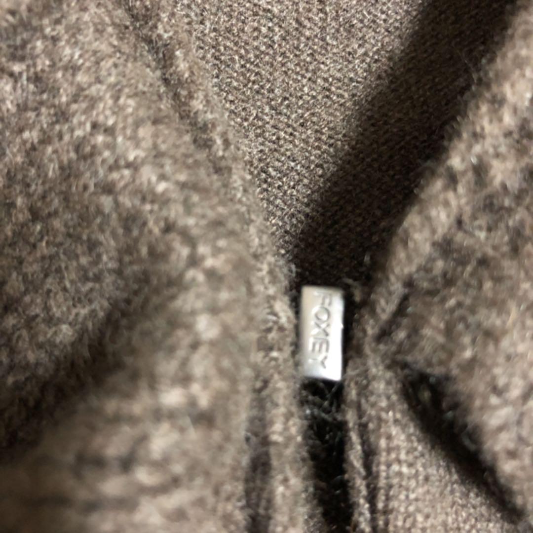 大人気人気 最高級 カシミア100% カーディガン ブラウン cQi0S-m88193273712 FOXEY フォクシー 在庫即納