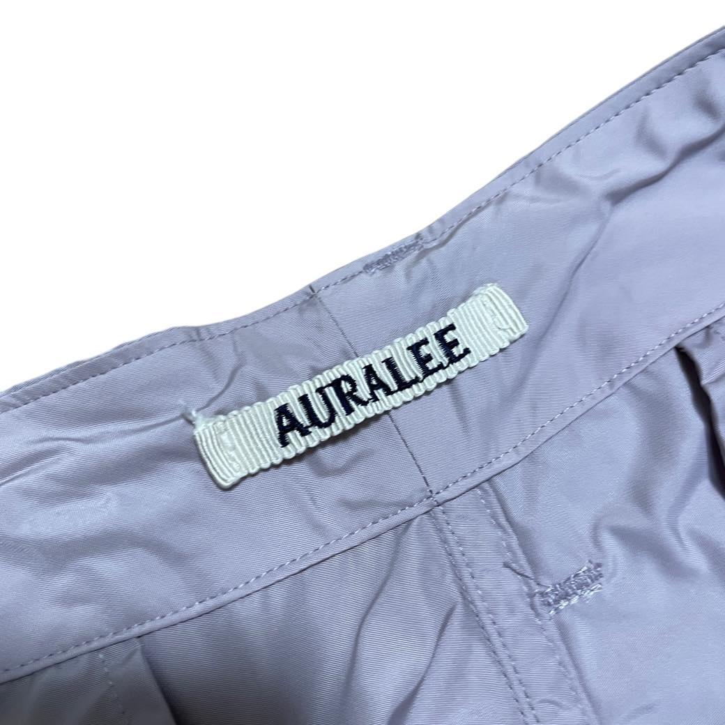 AURALEE ドローストリング ライト ナイロン カーゴ パンツ
