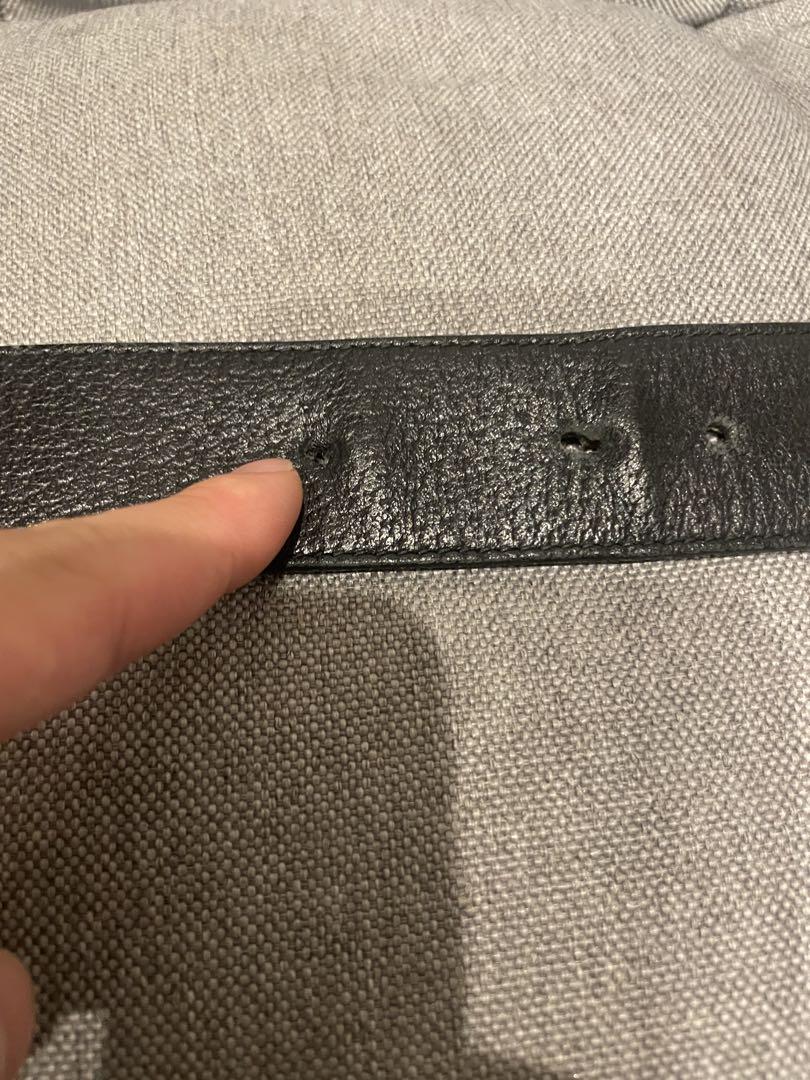 Gucci ダブルGバックル ベルト 黒