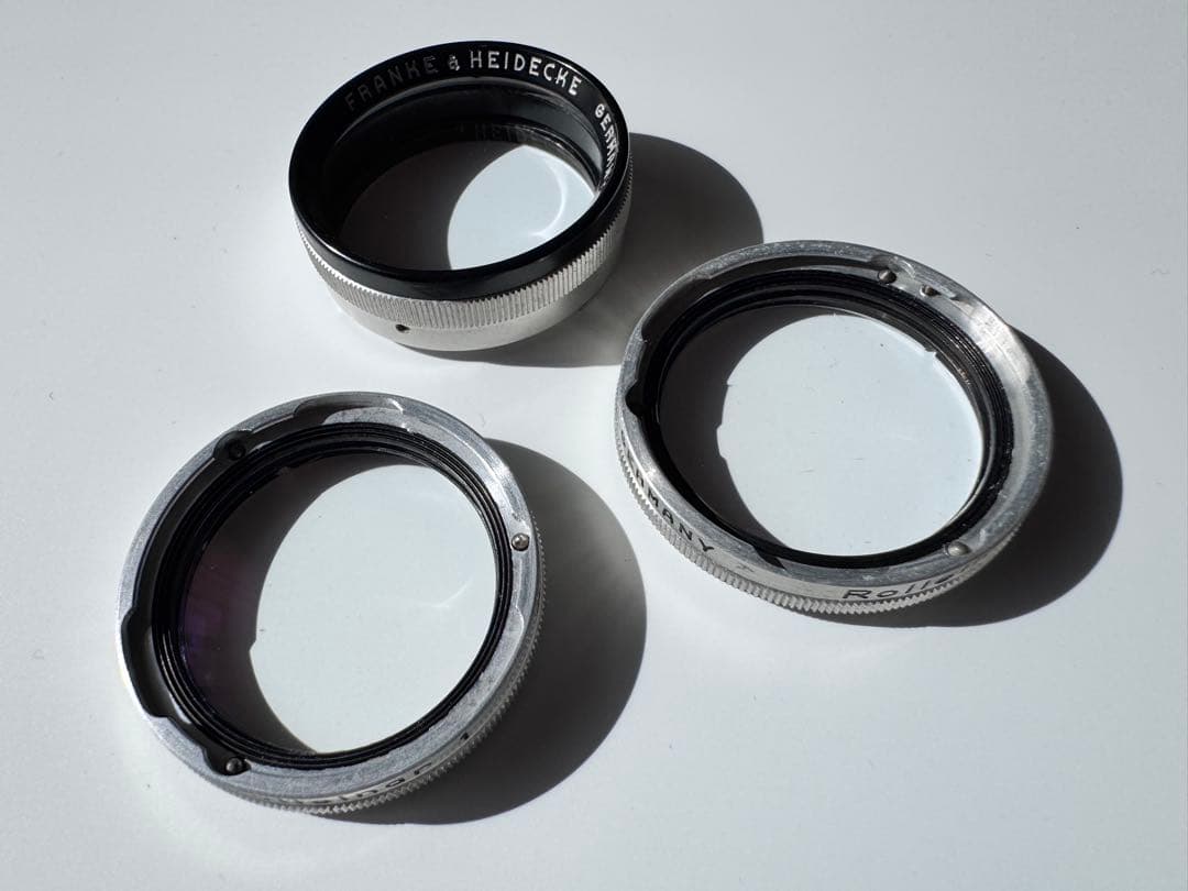 Rollei Frank Heidecke レンズフィルター 3点セットROLLEI