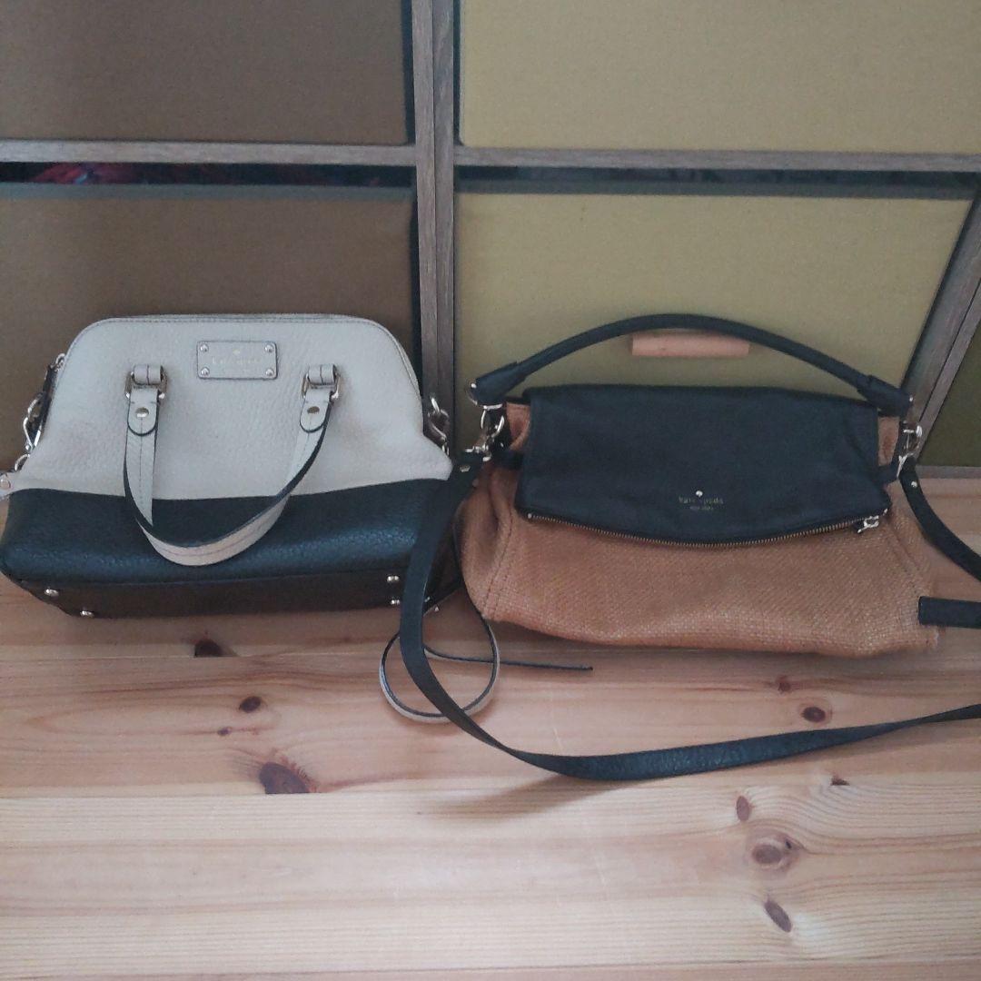 競売 kate メルカリ - 2点セット ショルダーバッグ spade バッグ