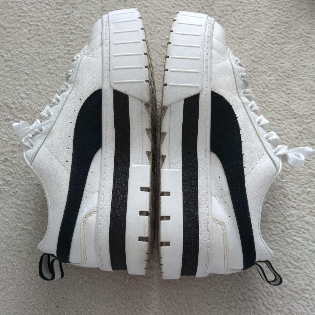 PUMA　厚底　スニーカー　白×黒