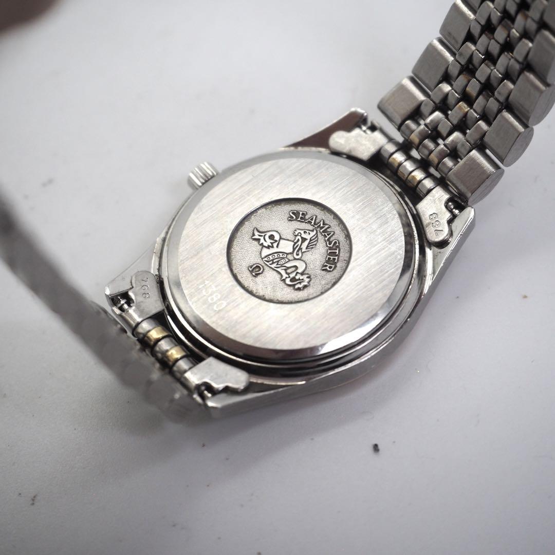 226 OMEGA シーマスター コンビ デイト レディース腕時計 ゴールド