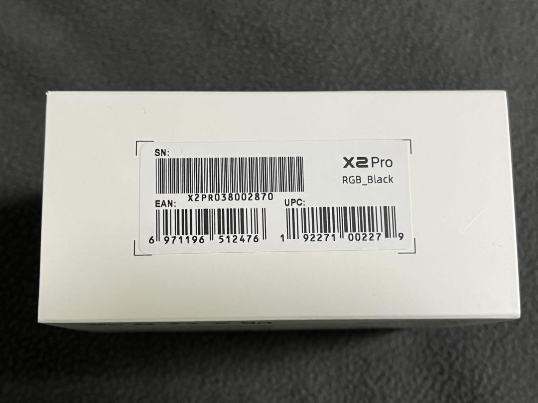 Wuben X2Pro RGBライト　ブラック