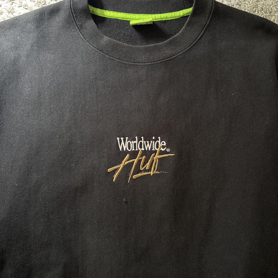 HUF ハフ　センターロゴ刺繍　スウェット　ヘビーウェイト　肉厚　ユニセックス