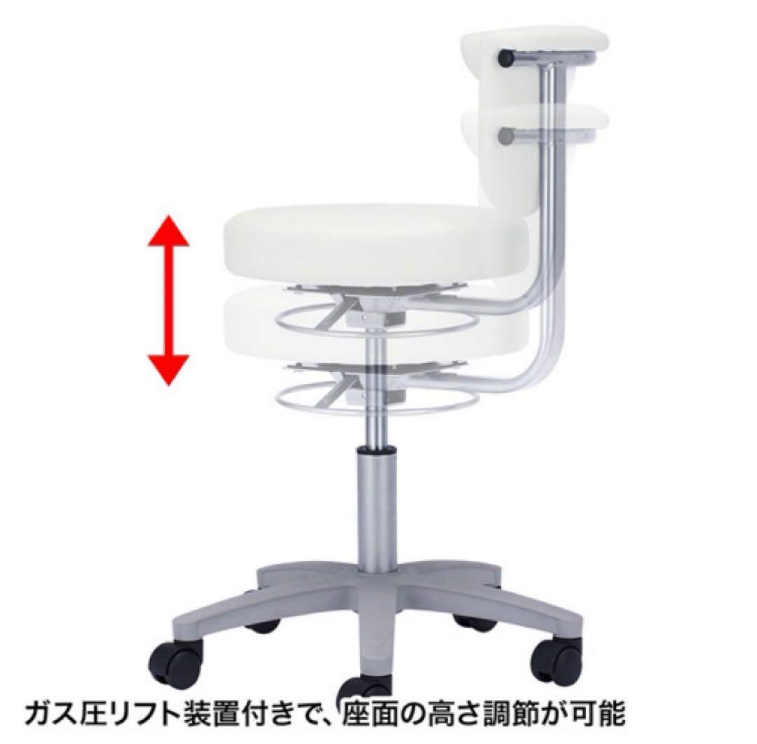 新品サンワサプライ メディカルチェア ナースチェアSNC-HP3VW2 デンタル