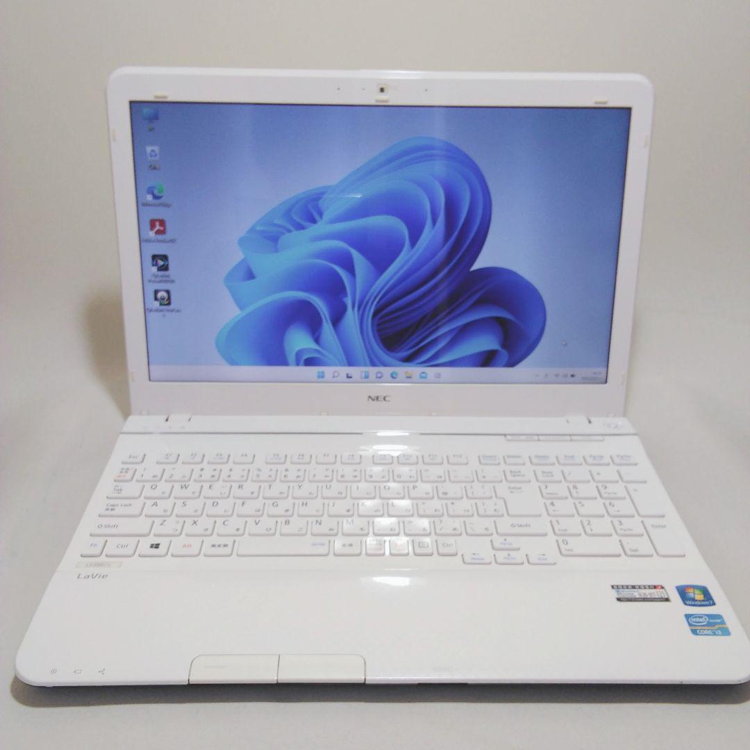 定番お買い得 NEC Win11 Webカメラ ブルーレイ搭載 opAkX-m88209981934 ノートパソコン ホワイト色 人気再入荷