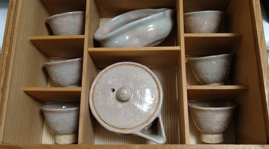萩焼煎茶器揃え栄泉