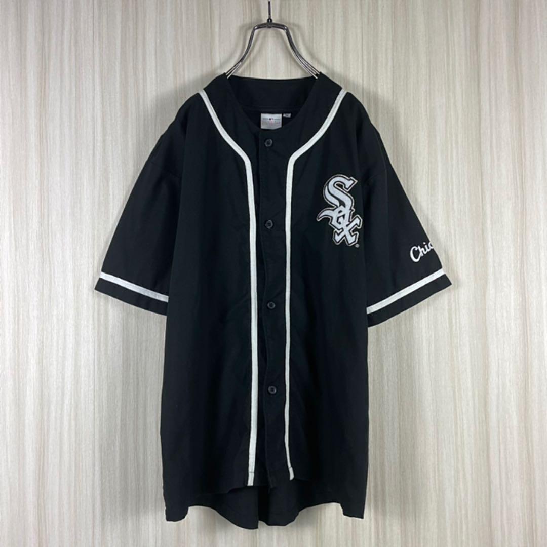 贅沢品 【人気チーム】MLB シカゴ・ホワイトソックス ベースボールシャツ ブラック シャツ - raffles.mn 贅沢品 【人気チーム】MLB シカゴ・ホワイトソックス ベースボールシャツ ブラック シャツ - raffles.mn
