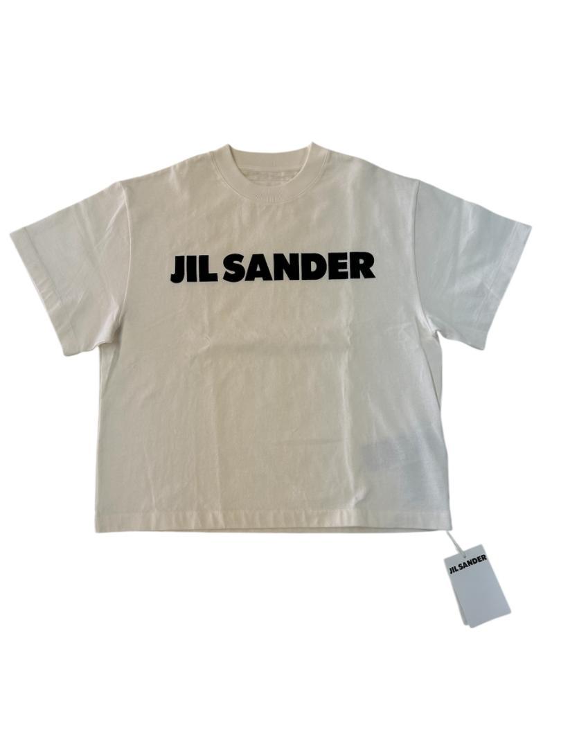 □Jil Sander□プリントロゴ コットンジャージーTシャツ