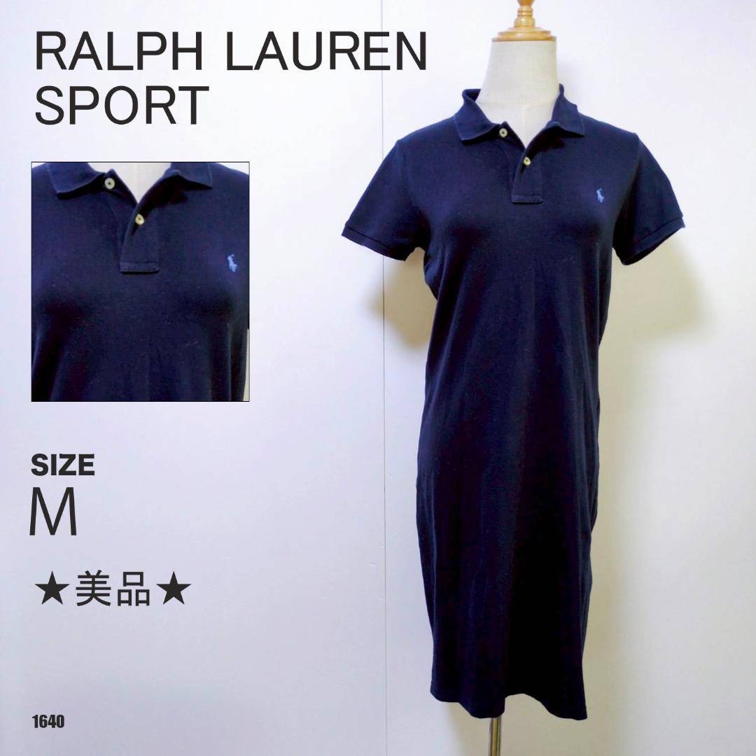 RALPH LAUREN SPORT ポロシャツ ワンピース 半袖 ひざ丈