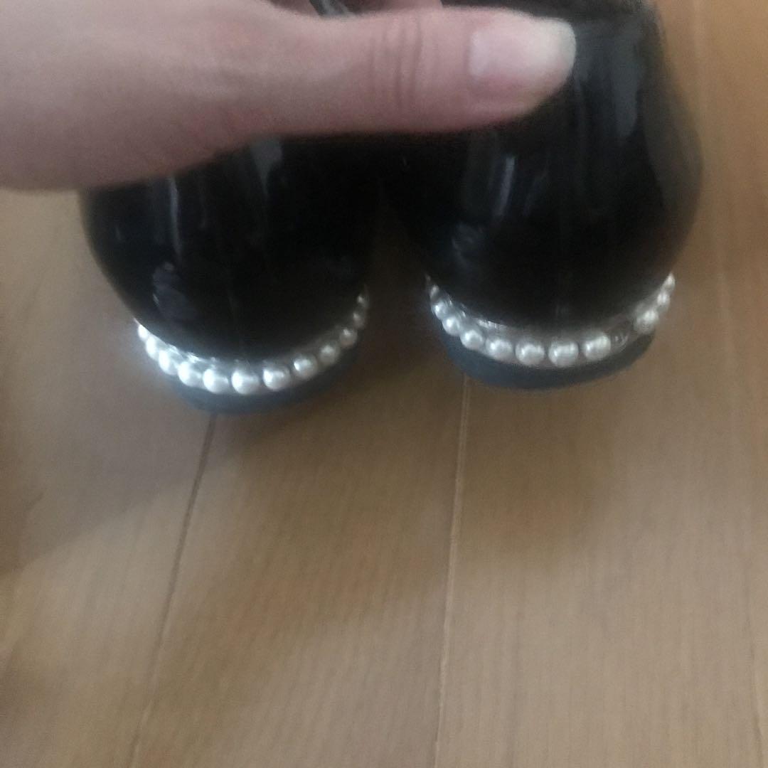 シャネル　フラット　パール