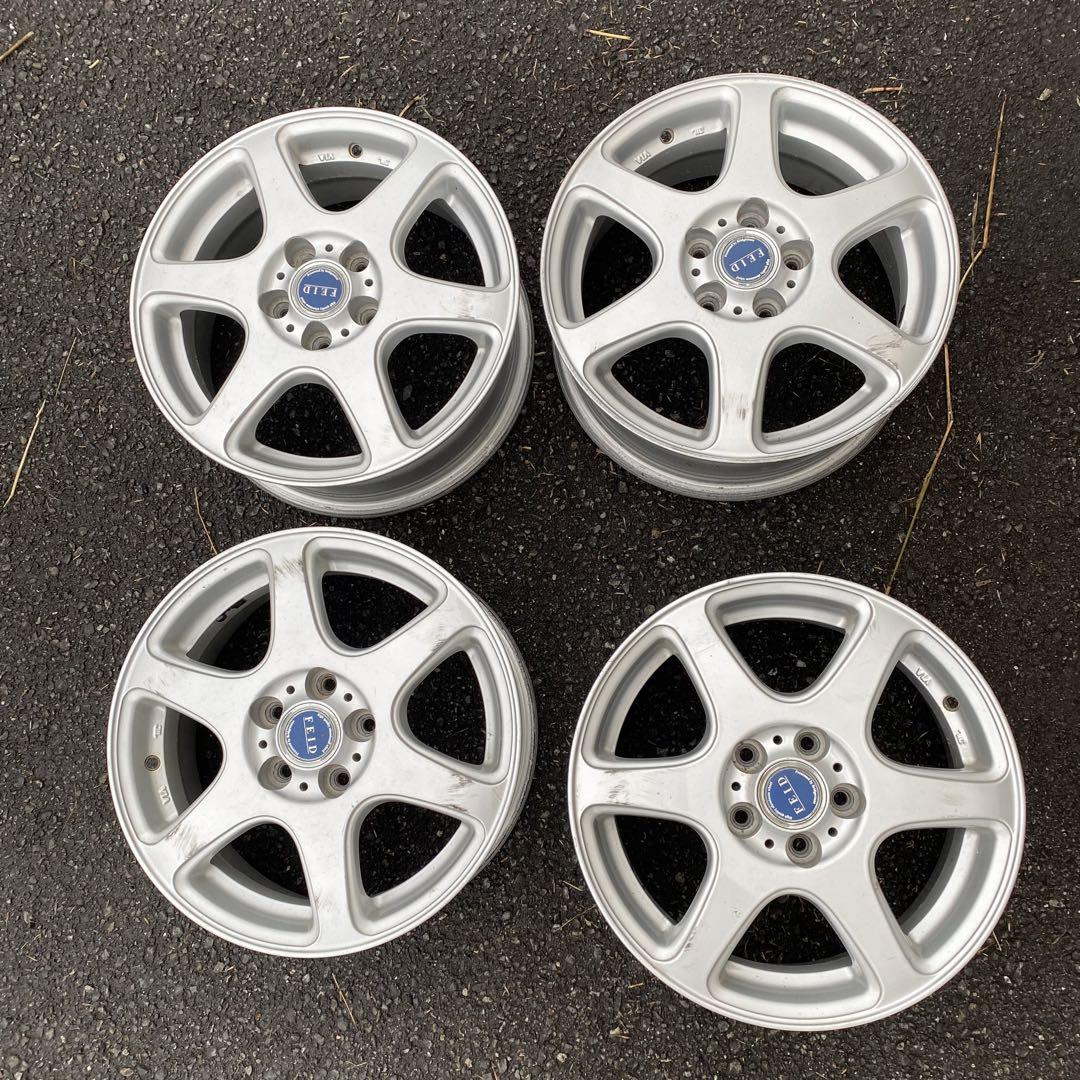 【4本セット送料無料】15インチホイール 15×6J+48 5穴　PCD100
