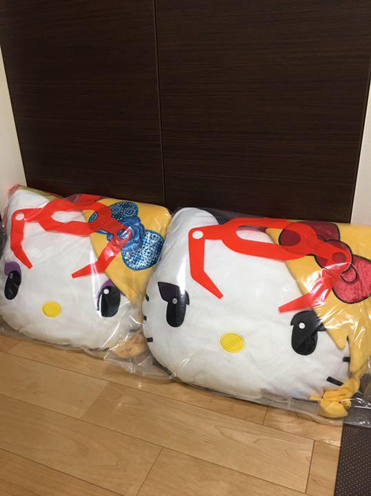 XJAPAN YOSHIKI ✕ KITTY のコラボクッション&ぬいぐるみ クリアファイル