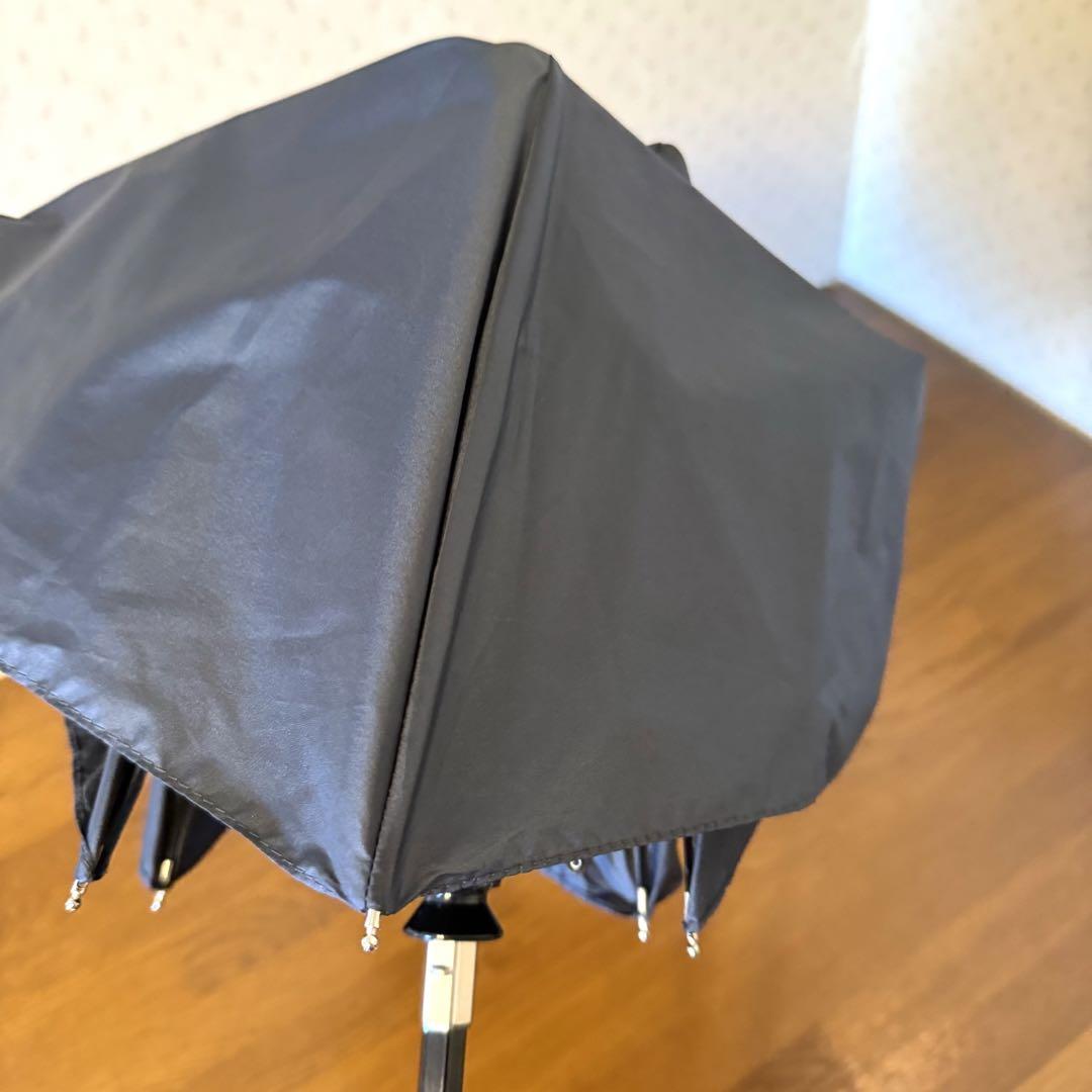 ★新品★ポロラルフローレン　メンズ　折りたたみ傘　ワンタッチ自動開閉　グレー