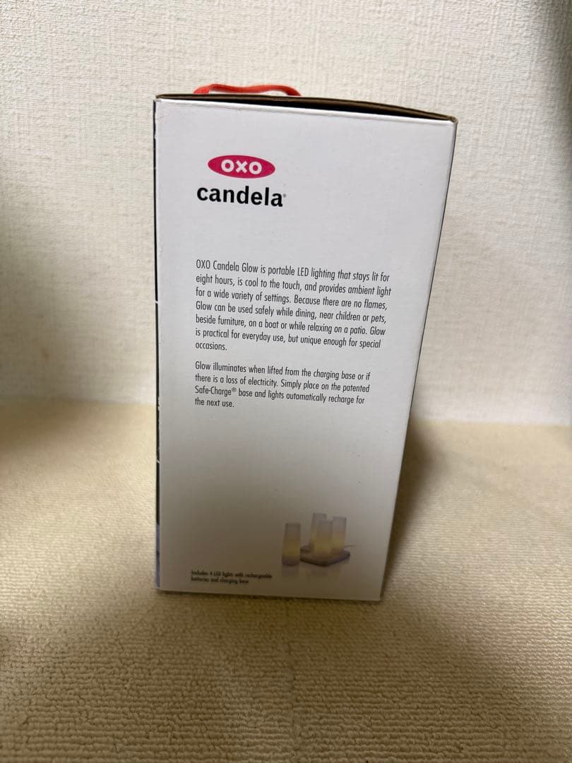 【OXO candela】充電式ライト 4個セット×2