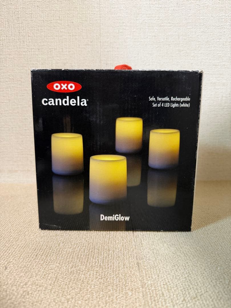 【OXO candela】充電式ライト 4個セット×2