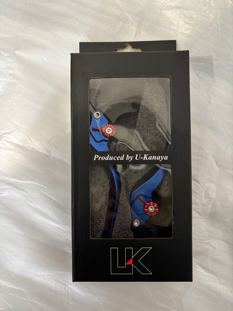 CB400SF U-Kanaya レバーセット 青 黒U-KANAYA