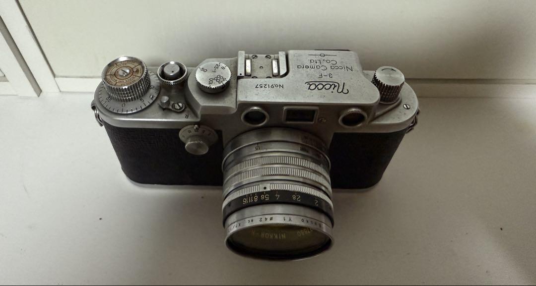 Nicca 3-F + Nikkor-H　5cm f2 ビンテージカメラ