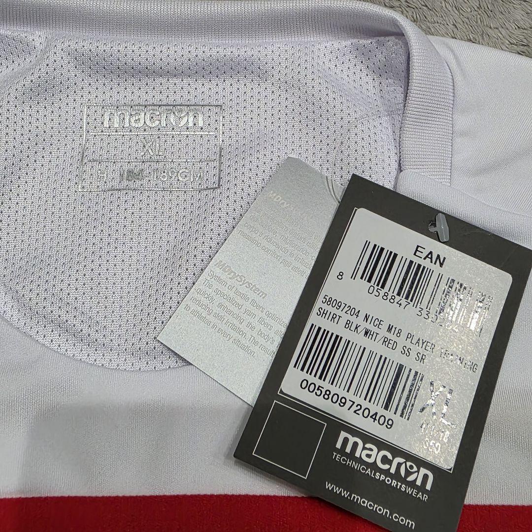 【未使用】macron　マクロン　OGCニース　トレーニングシャツ　XL