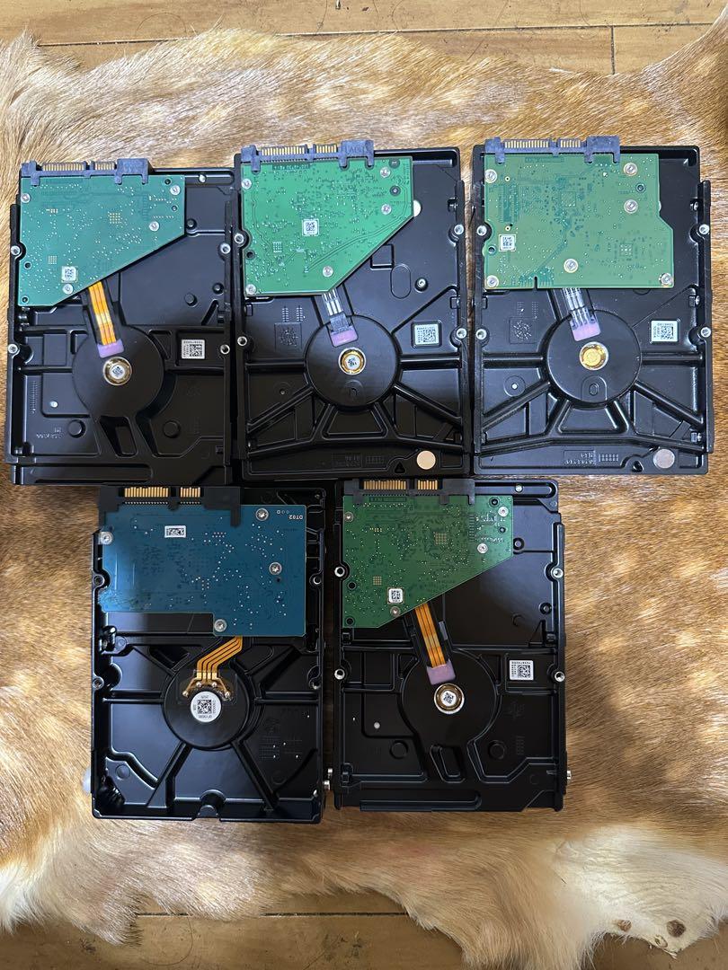 HDD 1TB 2TB 3TB 10 枚初期動作保証まとめ