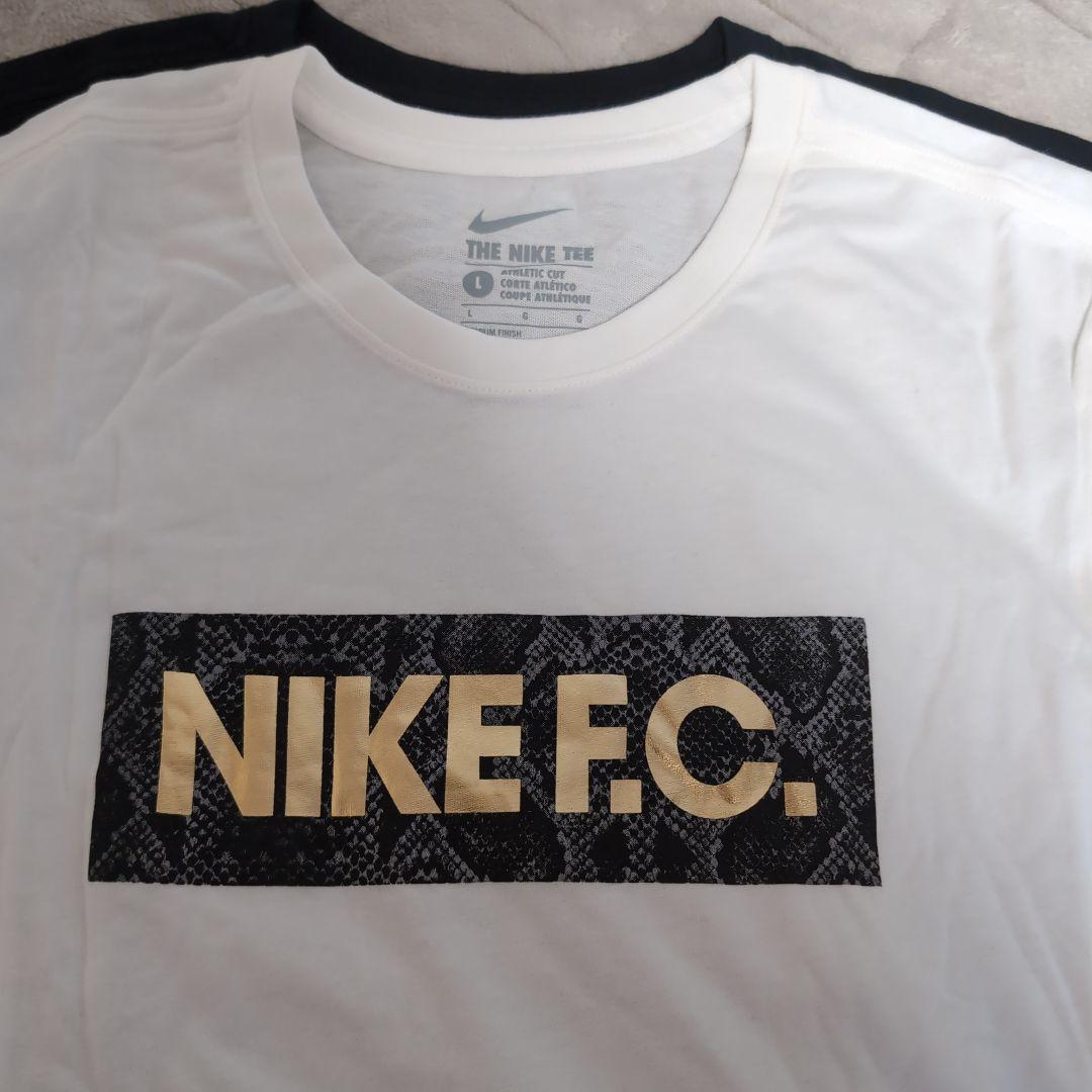 NIKE F.C. スネークパターン Tシャツ ホワイト 新品