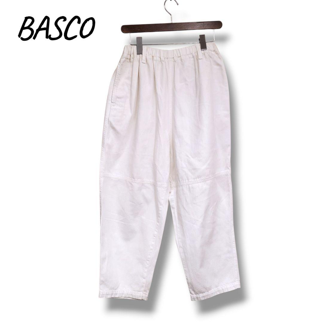 BASCOバスコ マオパンツ ホワイトデニム 綿１００M