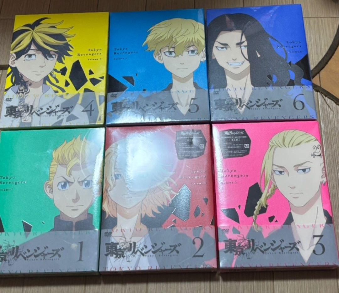 東京リベンジャーズDVDアニメ全巻おまけの缶バッジあり